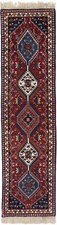 Yalameh Teppich Orient Perser Rug Braunrot Beige Blau Schurwolle Galerie Design