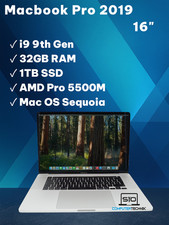 MacBook Pro 2019 16" i9-9th