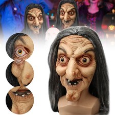 Halloween Gruselige Hexenmaske