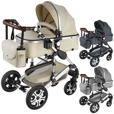Kombi-Kinderwagen klappbar Buggy Liegebuggy 5-Punkt-Gurt Bremse Fußsack 15kg