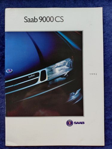 Saab 9000 prospekt 1992 uk - 9000,