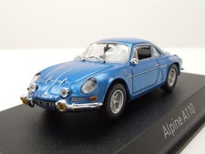 Alpine Renault A110 1600 S 1973 blau mit Seitenlogo Modellauto 1:43 Norev
