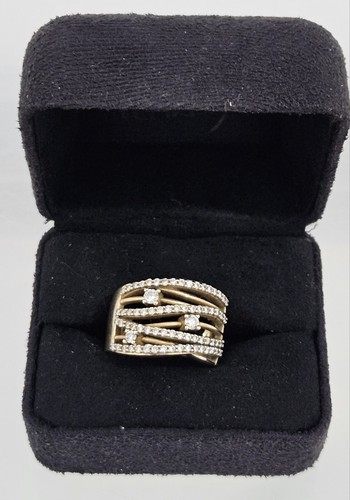 Damenring 585 diamanten - damenring, diamanten/