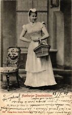 CPA AK Hamburg Dienstmadchen