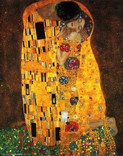 Der Kuss Kunstdruck Gustav Klimt 40 x 50 cm