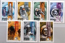 HUNGARY UNGARN 1982 3557-63 A Weltraumfahrt Space Exploration Raumfahrt Laika **