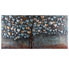 Wandbild Metallbild 3D