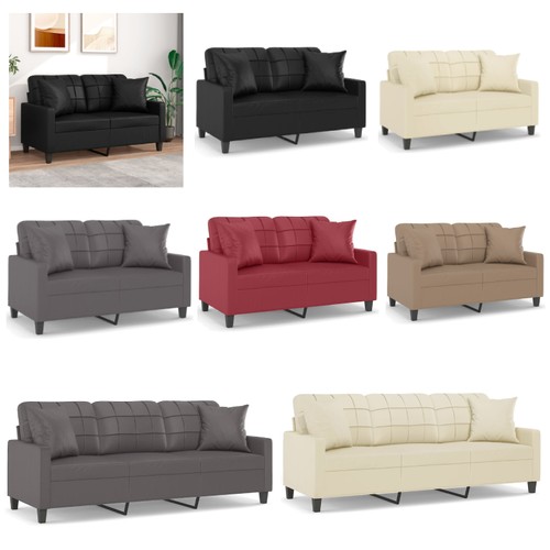 Sitzer sofa mit zierkissen - 2/3-sitzer-sofa,
