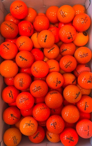 100 golfbälle orange - 100,