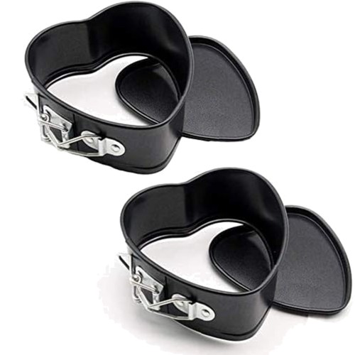 Kuchenspringform herz 11cm - 11cm, 2er