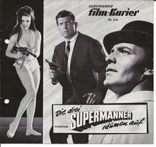 Filmprogramm Illustrierter Film-Kurier 214 - Die drei Supermänner räumen auf