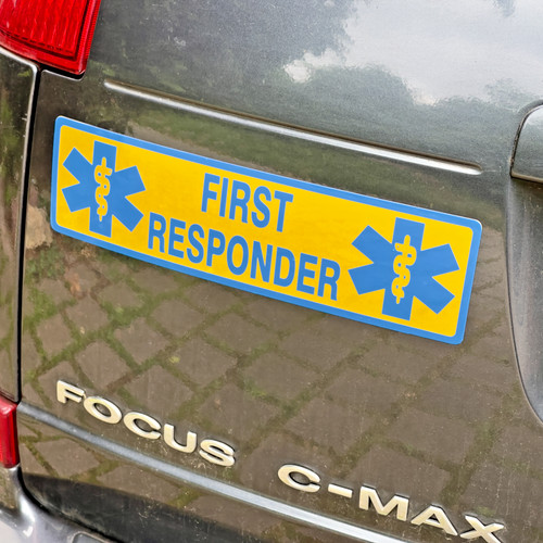 Magnetschild first responder - magnetschild, responder"