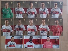 50 Autogrammkarten VfB Stuttgart Gomez Kabak Zuber Beck Aogo Kaminski Gonzalez 