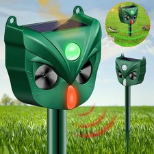 Solar Katzenschreck Ultraschall Katzenabwehr Tiervertreiber Garten Marderschreck