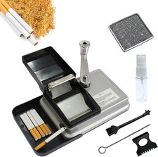BeGrit Zigarettenstopfmaschine Stopfmaschine 8mm Manuell Zubehör Aufbewahrungsbo