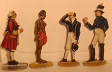 Zinnfiguren flach 30mm Südstaaten Afrika Kolonialzeit sehr gute SB Thieme Känel