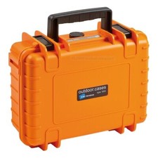 B&W Outdoor Case 1000 - Innenmaße: 25x17x9 cm - Schutzkoffer orange