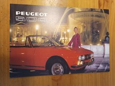 Original Prospekt Peugeot 504 Automobilia Youngtimer Oldtimer Brochüre 2