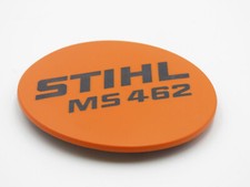 Typenschild für Motorsäge