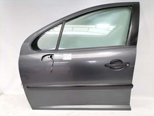 Peugeot 207 SW Kombi original Tür vorn links Fahrertür KTP-Grau Shark BJ08