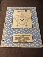 Flipper Police Force Williams Bedienungsanleitung original