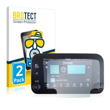 2x Schutzfolie matt für Fiat