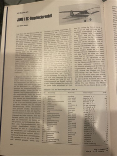 Bauplan für motorflugzeug - für,