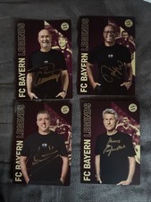 4 Autogrammkarten FC Bayern
