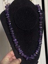 Amethyst Kette Mit 925 Silber Patentierte Verschluss