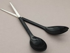 Salatbesteck acryl 925er - salatbesteck,