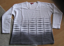 Neuer Pullover, Laura di Sarpi, Größe M, weiß-grau