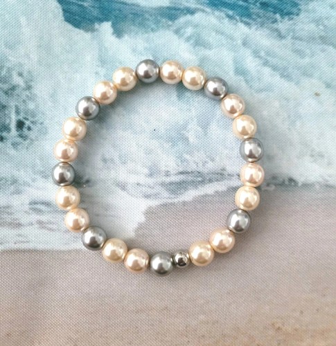 Mallorca perlen 8mm armband - perlen,