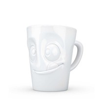 TV Tassen Henkeltasse weiß