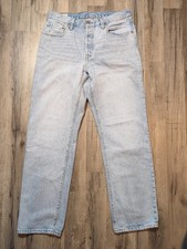 Levi's 501 Premium Jeans W30 L32 Hellblau 100% Baumwolle