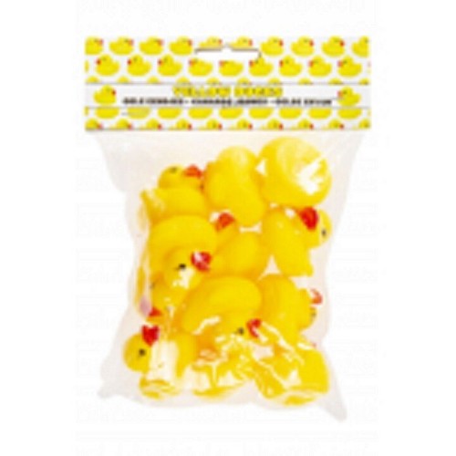 144 gelbe badeenten 3 cm - 12/48/144,