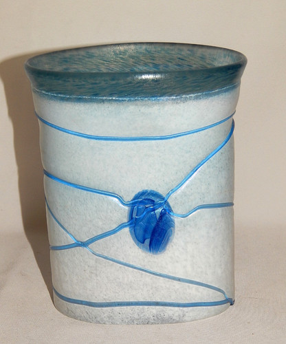 Glas vase blue galaxy kosta - glas,