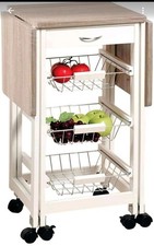 KESPER Küchenwagen Servierwagen Teewagen Beistellwagen Küchentrolley Rolltisch