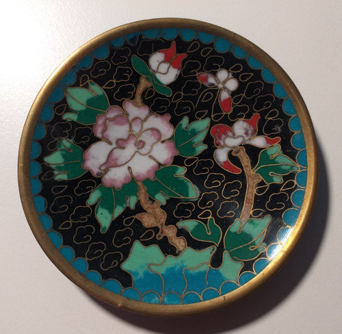 Cloisonne zierteller china - cloisonne,