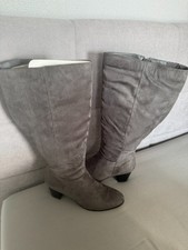 Sheego Weitschaft Stiefel grau Gr 41 Neu