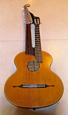 alte Kontragitarre Schrammelgitarre Hans Raab München 1908 Nummer 308 Gitarre