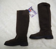 Reitstiefel Gr.36, Schnee Matsch Reiten Regen Hund Komfortfußbett braun neu  