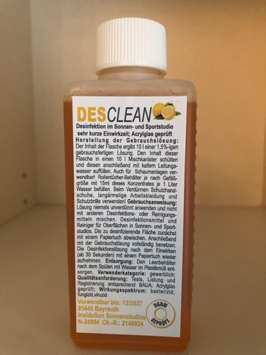 Desinfektionsmittel solarium - desinfektionsmittel,,