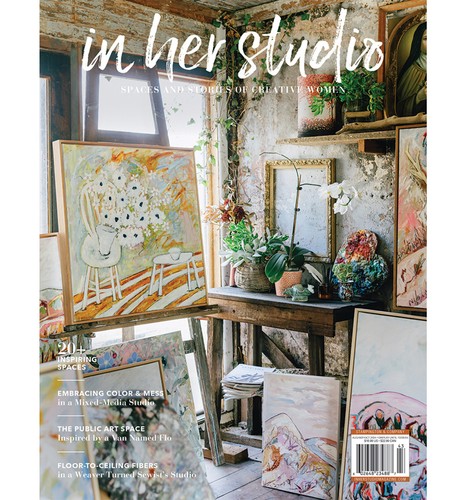 Her studio from stampington - studio,