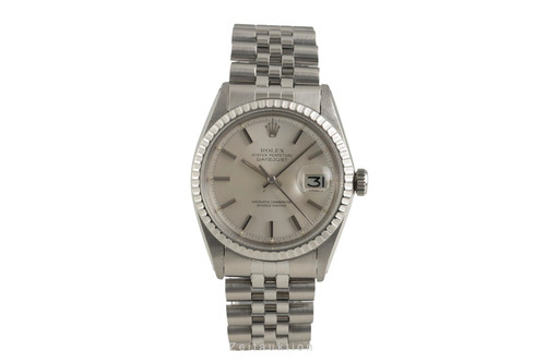 Rolex datejust silver dial - rolex, 36