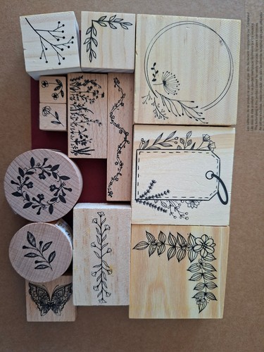 Holz stempel konvolut set - holz, 2