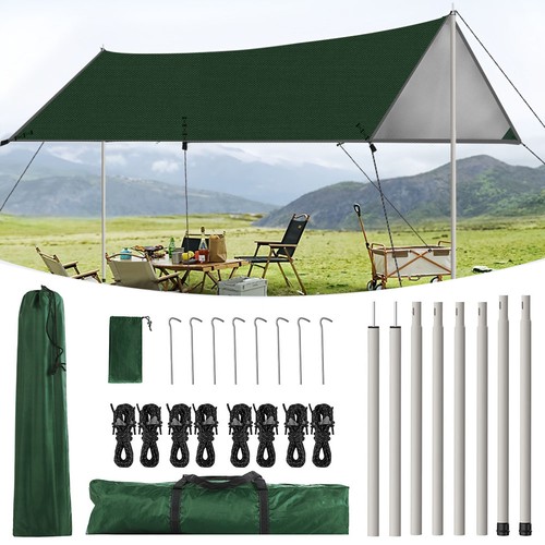 Zelt tarp mit stangen - zelt,