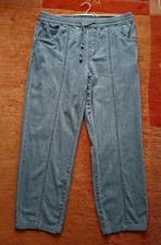 HERREN SCHLUPFHOSE JEANS - Grau, gerade Form G 26