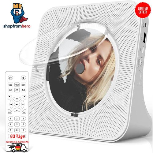 Player bluetooth tragbar - cd,