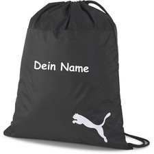 PUMA Turnbeutel schwarz mit