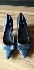 Pumps 41 Blau Glitzer